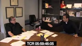 Jerry Seinfeld & Barry Marder work on the Letters From A Nut stage play