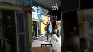 ENTRADA DOS VINGADORES NA FESTA / PERSONAGEM VIVO RJ
