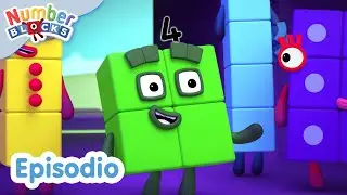 @Numberblocks en Espa&ntilde;ol | Episodios completos | El cuadrado de los acertijos