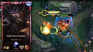 TOP GLOBAL RENGAR OP DAMAGE AND UNKILLABLE 🔥 WILD RIFT