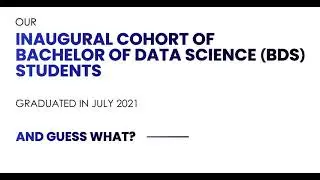 SP Jain's Bachelors of Data Science (BDS) Class of 2021 - Career Highlights