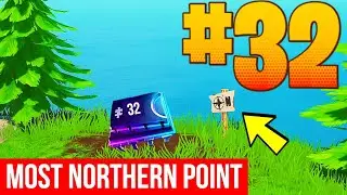 Fortbyte #32 Location Accessible By Wearing Kyo Pet Back Bling At The Most Northen Point - Fortnite