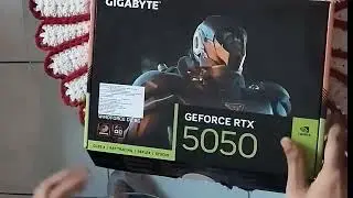 Unboxing MY New GPU Gigabyte RTX 5050 Windforce OC 8GB Graphics Card From Nvidia