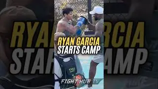 Ryan Garcia FIRST LOOK in camp for Mario Barrios fight!