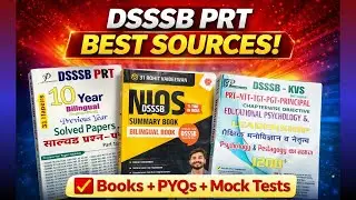 DSSSB PRT 2025 Preparation Guide | Best Books, PYQs, Exam Pattern & Mock Tests Explained #dsssb 