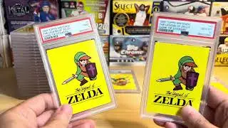 PSA Reveal!  46 card return! 1989 Topps Nintendo sticker and scratch cards