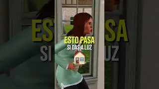 ESTO PASA si DAS LUZ EN CASA en TODOS los SIMS😳😱 #gaming #sims #lossims #thesims #thesims4