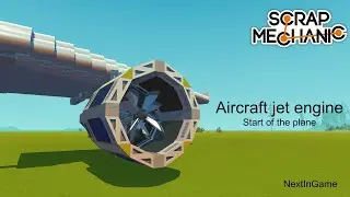 Aircraft jet engine - Scrap Mechanic builds (no mods, no glitchweld)