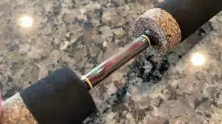 32&rdquo; custom tiger wrapped ice rod