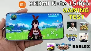 Redmi Note 15 Pro 5G | Gaming TEST | Genshin Impact, Mobile Legends, ARK, Roblox (Dimensity 7300 U)