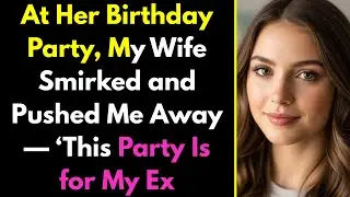 “At Her Birthday Party, My Wife Smirked and Pushed Me Away — ‘This Party Is for My Ex’”