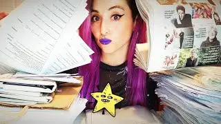 ASMR PAPERS/crumple, tear, cut papers- arrugar, romper, cortar papeles/velocidad normal-normal speed