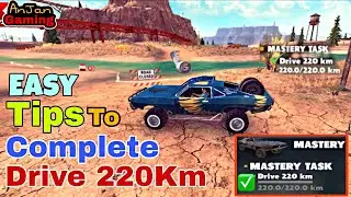 How to complete Drive 220 Km Easily in Off The Road 🤔😉 || Hurricane Otr Mastery task Drive 220Km