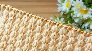 ⭐️wow⭐️ Very easy two-color crochet motif model explanation #crochet #knitting