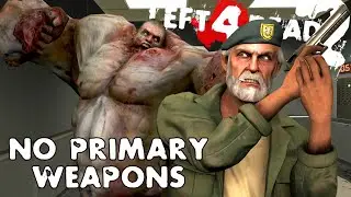 PISTOL ONLY CHALLENGE! - L4D2 Tank Run Solo Expert (No Mercy) #left4dead2