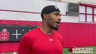 Wisconsin CB Faion Hicks on Rutgers offense, former teammate Aron Cruickshank