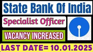 State Bank SBI Recruitment 2025-26 Vacancy increased to 1146: Apply Online by 10th January