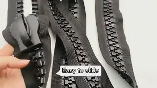 Heavy duty zipper