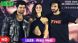 LIGER - Official Press Meet | Vijay Deverakonda | Ananya Panday | Ranveer Singh | Charmy Kaur