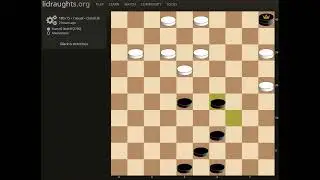Anonymous won a 10x10 draughts game against Scan AI Level 8. @mini8ball