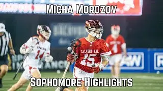 Micha Morozov Sophomore Lacrosse Highlights | Calvert Hall '27 | SSDM