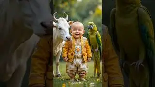 Dudi dudi dam dam 🤣| #catvideos #cutebaby #cow #funnyanimals #trending #funnyvideo #1599