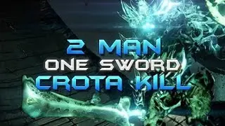 Destiny - 2 Man 1 Sword 390 Light Crota Challenge Mode!!!