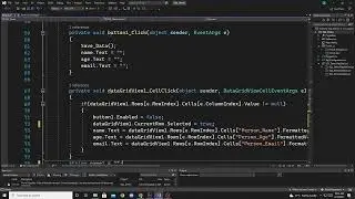 CRUD Operation on SQL Database using Desktop application C#