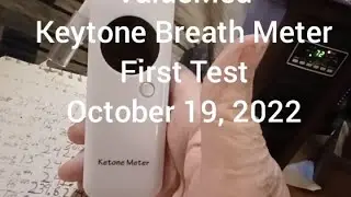 ValueMed keytone Breath Meter (first test)