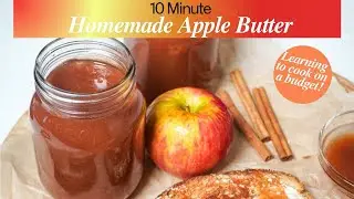 Homemade Apple Butter- budget friendly recipes #cookingonabudget