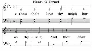 HEAR O ISRAEL