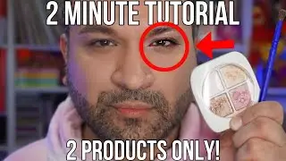2 Minute Eyeshadow Tutorial Quick & Easy