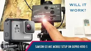 Беспроводной петличный микрофон Samson Go Mic Mobile, настройка на GoPro Hero 5/6