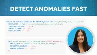 Snowflake Anomaly Detection: Detect Outliers in Time-Series Data with ML