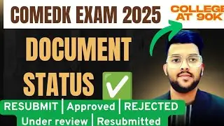 COMEDK 2025 Counseling urgent Official update ✅ | Documents related all doubt solved #Comedk2025