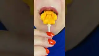 asmr ICE CREAM WITH ORANGE JUICE eating sounds mukbang food