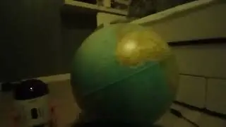 literally just 32 seconds of me rotating an old globe