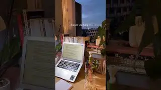 sunset study sessions and lofi&hellip;sign us up!😍🌅🎧