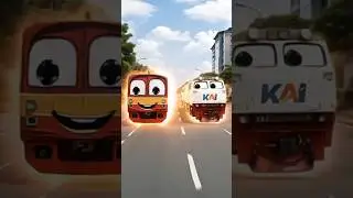 KERETA API LOKOMOTIF CC206 ADU KECEPATAN DENGAN KRL #keretaapi #train #lokomotif #railway