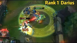 Rank 1 Darius: He is BREAKING Master Elo with Darius！