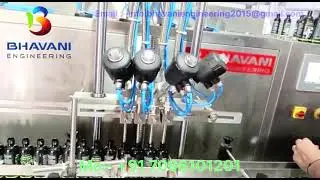 Hair Oil Filling Machine ( 4 head Filling)