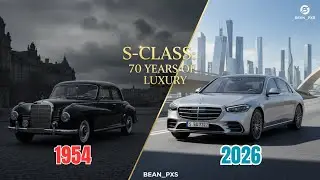 Mercedes-Benz S-Class Generations Evolution (1954–2025) - A BEAN_PXB Legend!