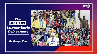 The AFCON Statue Fan; For 90 minutes he stood in honour of Patrice Lumumba