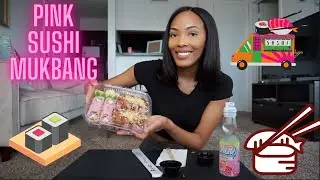 Pink Sushi Mukbang | Eating Show | Protecting your Peace | Studying Abroad In Iceland