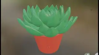 Modeling a Succulent plant with Array Modifier