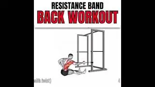 BACK WORKOUT AT HOME | Back Workout with Resistance Band | Workout Music | Fat Loss | Movie songs