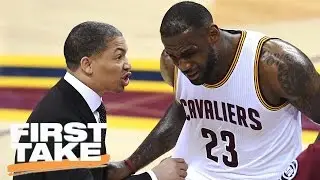 LeBron James', Tyronn Lue's Game 7 Halftime Argument | First Take | April 11, 2017