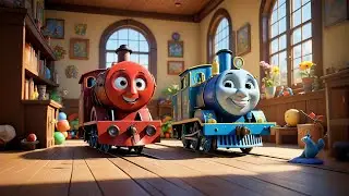 Three Toy Trains Learn Right and Left | Left and Right Song for Kids | Direction Learning Rhyme