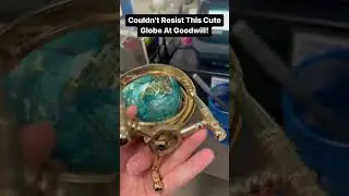Found Amazing Inlaid Globe At Goodwill!