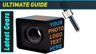 Qiqule Custom Microphone Logo Box: The Ultimate Professional Mic Flag!